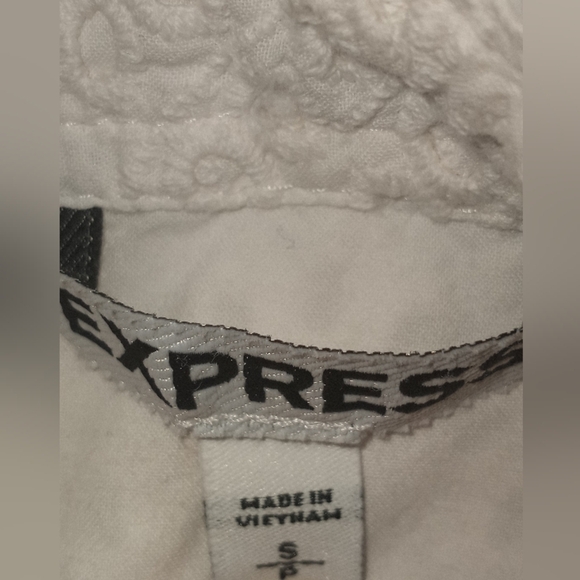 Express Coquette Girl Eyelet Lined Adjustable Bow Tie Straps Shift Mini Sundress - Picture 6 of 6